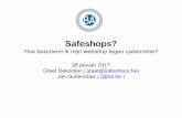 Presentatie BA -  Hoe bescherm ik mijn webshop tegen cybercrime -  Jan Guldentops